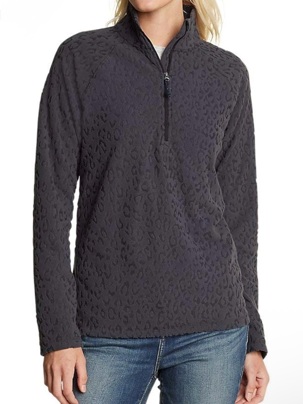 Eddie Bauer - Quest Fleece 1/4 Zip Long Sleeve Sweater